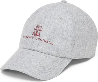 Brunello Cucinelli Heren, Accessoires, Grijs, Maat: L Wol