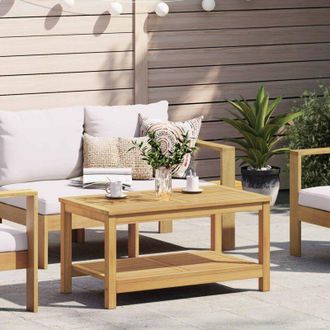 vidaXL vidaXL Tavolo laterale Olio Naturale 90 x 50 x 45 cm