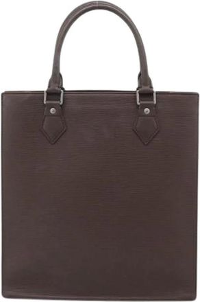 Louis Vuitton Pre-owned Tote Bag - Dames - Vintage Shopper - Bruin - ONE Size - Leer - Vintage