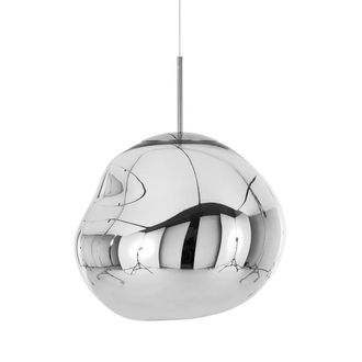 TOM DIXON Melt LED-Pendelleuchte, silber