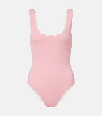 Marysia Swim Palm Springs scalloped swimsuit