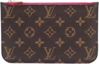 Louis Vuitton Pre-owned Clutches, female, Brown, Size: ONE SIZE Pre-owned Vintage Canvas Clutch