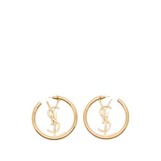 Saint Laurent Cassandre Hoop Earrings