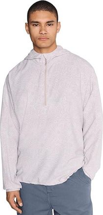 Royal Robbins Salathe Sun Hoodie Long Sleeve Mens Clothing Soapstone Solar Print : 2XL, Polyester