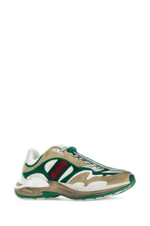 Gucci Mens Multicolor Gg Fabric And Suede Sneakers Vangwlugrgwvrv