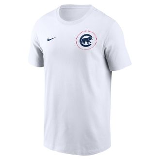Nike Chicago Cubs USA 250 Nike Mens MLB T-Shirt in White | N19910AA8E-3B4