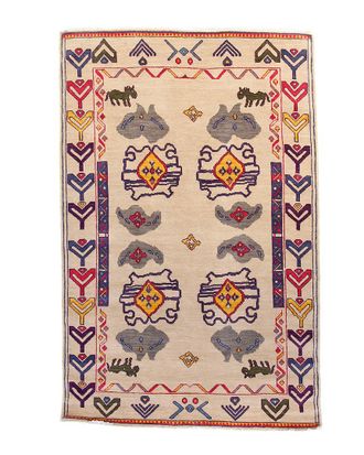 F.J. Kashanian Sari Wool Hand-Knotted Rug
