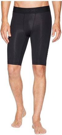2XU Mens 2XU Force Compression Shorts Black Elastic Waist Performance NWO111