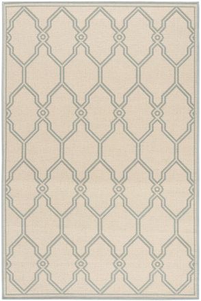 Safavieh Alfombra azul/beige 155 x 229 cm