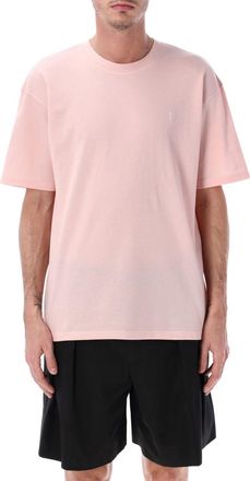 Saint Laurent Pink Crew Neck T-Shirt