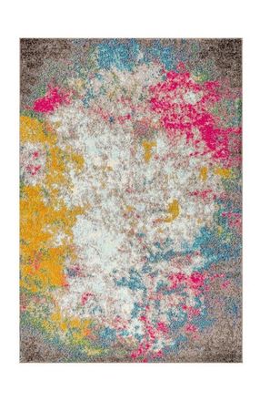 Jonathan Y Designs Contemporary POP Modern Abstract Area Rug in Yellow/multi at Nordstrom, Size 2Ft 0In X 8Ft 0In