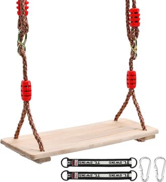 OEM Columpio De Exterior, Asiento De Columpio Para Ni&ntilde;os Y Adultos, Con Cuerda Ajustable, Para &Aacute;rbol, &Aacute;rea De Juegos Al Aire Libre E Interior