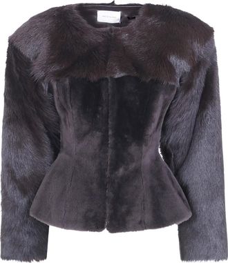Magda Butrym Aw 26 Leather 03 Jas - Dames - Jassen - Bruin - S - Leer - Jassen