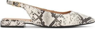 Kazar Taylor Flat Pumps - Dames - Ballerinas - Wit - 40 EU - Leer - Schoenen