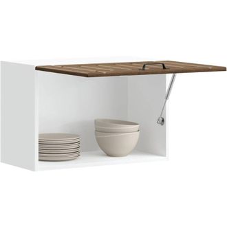 vidaXL Pensile da Cucina Lucca Rovere Marrone in Legno Multistrato Vidaxl