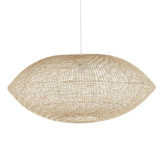 Maisons du monde L&aacute;mpara de techo de rat&aacute;n trenzado