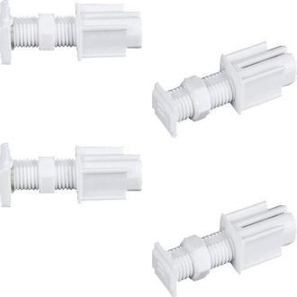 No Brand Juego De 4 Accesorios Para Persianas Sin Perforaciones - Aptos Para Todo Tipo De Persianas - Juego De Soportes De F&aacute;cil Instalaci&oacute;n