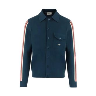 Autry Chaqueta Camisa de Viscosa Tejida - Knitwear - Hombre - Azul - M