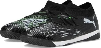 Puma Future 8 Match Indoor Trainer Soccer Shoes Mens Soccer Shoes Puma Black-Cool Light Gray-Fluo Green : 11.5 D - Medium