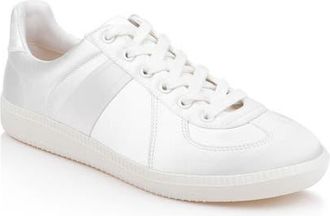 Badgley Mischka Imara Sneaker in Ivory Satin at Nordstrom, Size 6.5