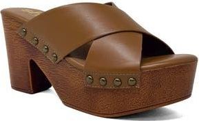 Shushop Ivanna Platform Slide Sandal in Tan at Nordstrom Rack, Size 10