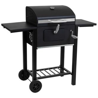 Wanderlust Deco Barbacoa carro de metal 98x48x96h cm negro