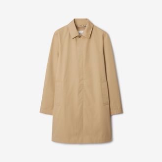 Burberry Mid-length Bonded Gabardine Car Coat, Size: 36