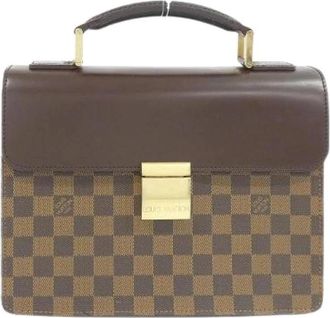 Louis Vuitton Pre-owned Altona Damier Coated Canvas Bag - unisex - Vintage Handtas - Bruin - ONE Size - Vintage