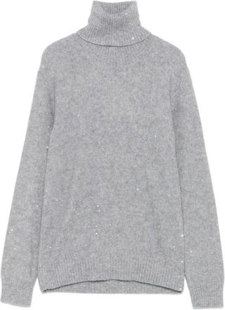 Fabiana Filippi Dames, Truien, Grijs, Maat: XS Zijde