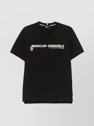 Moncler crew neck short sleeve straight hem t-shirt