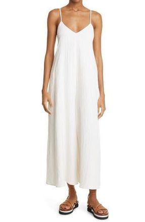 Mara Hoffman Carly Sleeveless Organic Cotton Blend Jumpsuit in White at Nordstrom Rack, Size Xx-Small