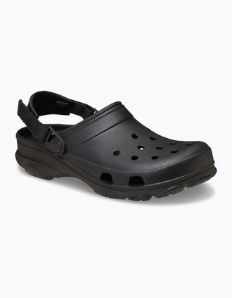 Crocs Mens Crocs All-Terrain EVA Mens Black Clogs - Size: UK 9 / eu 43/44 / us m10w12