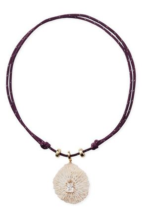 &Eacute;liou Coral Necklace in Purple at Nordstrom