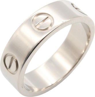 Cartier Silver White Gold (18K) Band Ring (Pre-Owned)