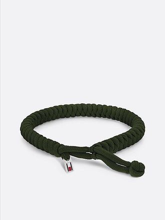 Tommy Hilfiger Koorddesign armband met emaillen vlag