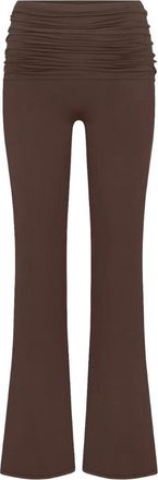 Nike (WMNS) Nike x SKIMS Matte Foldover Slim Flare Legging Dark Sepia BOLEG9493W-DSP