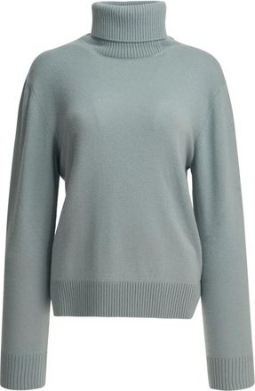 Semper Maglione Dolcevita in Cashmere - - Knitwear - Donna - Blu - XS
