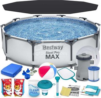 OEM Piscina De Jard&iacute;n Con Estructura De 305 X 76 Cm 17 En 1 Bestway 56408