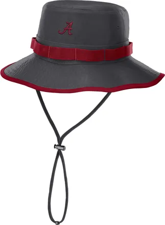 Nike Alabama Sideline Apex Boonie Nike Mens Dri-FIT College Bucket Hat in Grey | NC1B08DJABN-Q2W