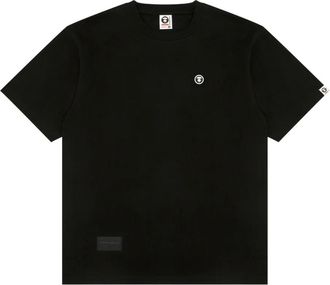 Aape By A Bathing Ape logo-print T-Shirt - men - Cotton - S - Black