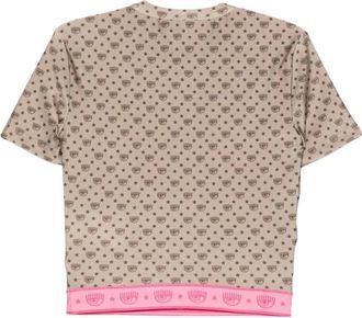 Chiara Ferragni Tops, Dames, Beige, L, 146 T-shirt