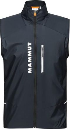 Mammut Aenergy Trailrunning Windbreaker Hybrid Vest Softshellgilet f&uuml;r Herren | blau