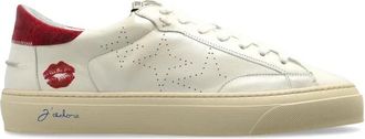 Duke + Dexter Plus Court Kiss Sneaker - Heren - Sneakers - Beige - 46 EU - Katoen - Schoenen