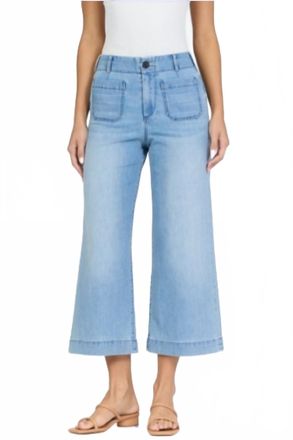 Dear John Denim Audrey Wide Leg Jean In Eclipse