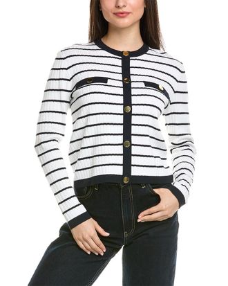 St. John Bengal Stripe Knit Sweater
