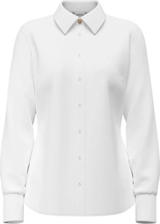 Guess Slim fit shirt - Dames - Overhemden - Wit - L - Katoen - Overhemden