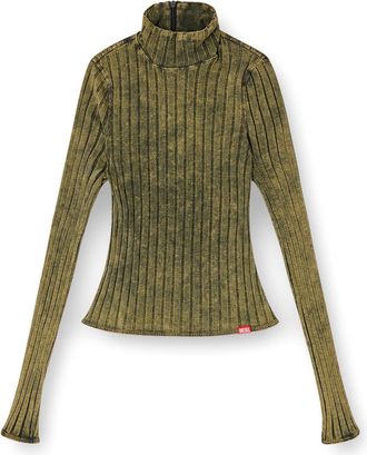 Diesel T-Clawa Stretch Cotton T-Shirt-Donna