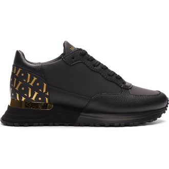 Mallet Footwear Popham Tumbled Sneakers in Black Gold at Nordstrom, Size 11