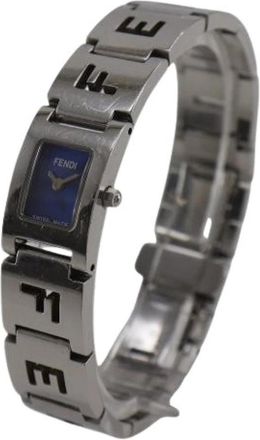 Fendi Pre-owned Vintage Horloge - Dames - Vintage Horloges - Grijs - ONE Size - Vintage