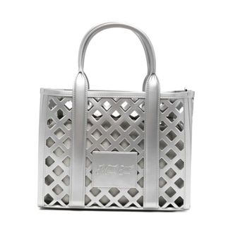 Marc Ellis Handbags, female, Gray, Size: ONE SIZE Flat M Shoulder Bag